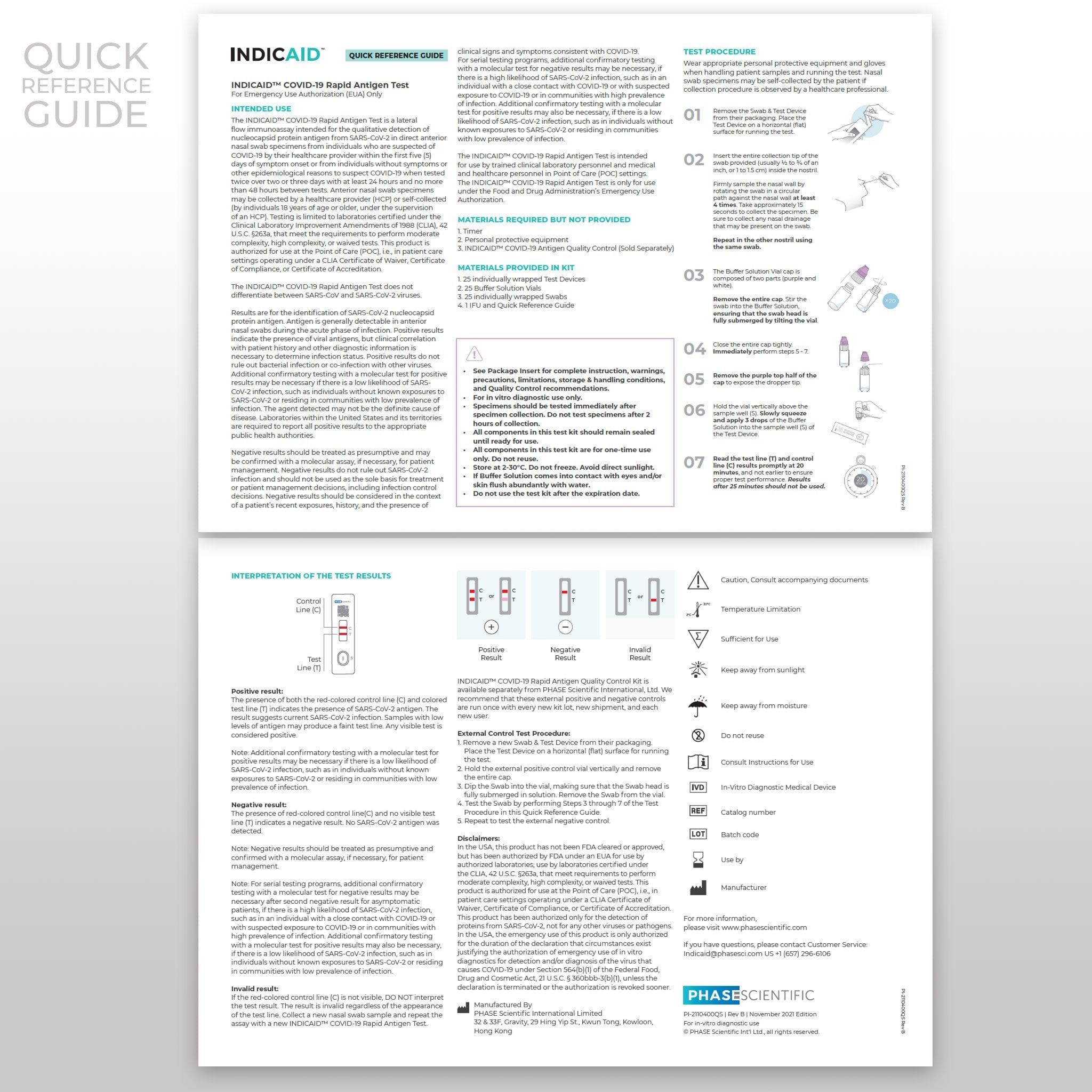 Indicaid Covid-19 Rapid Antigen Test