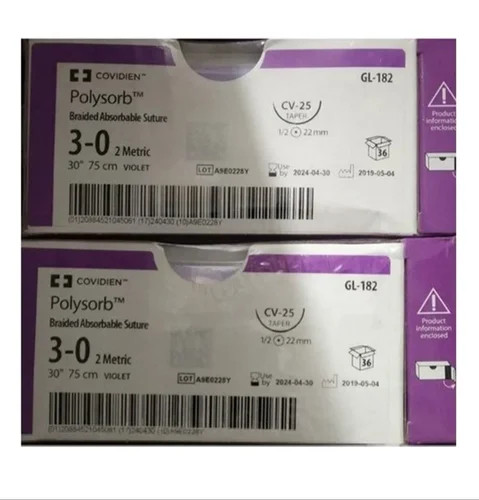 Medtronic Polysorb Coated Synthetic Absorbable Sutures