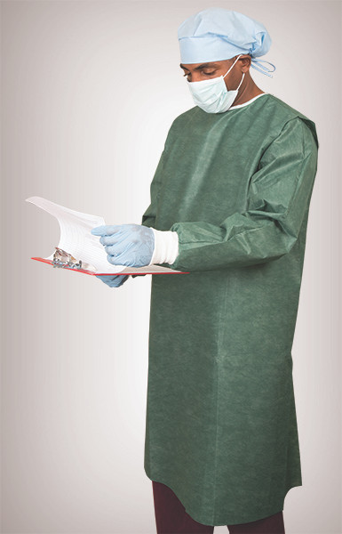 Graham Medical Non-Woven Isolation Gown