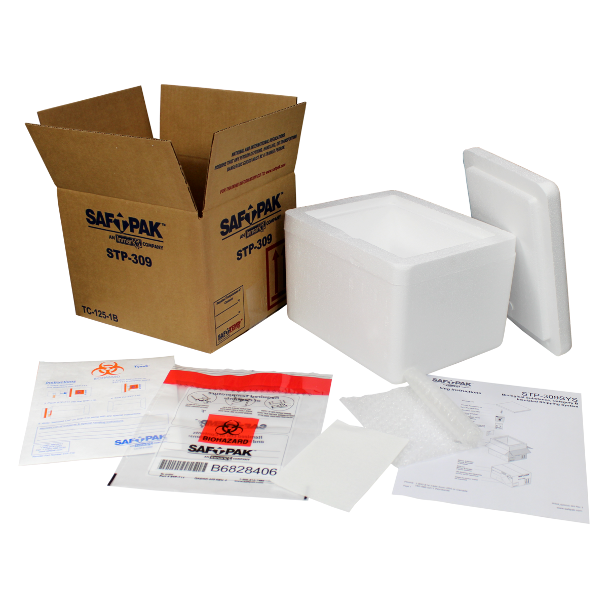 Saf-T-Pak® Stp-309Sys Category B / Exempt Frozen Insulated Shipping System