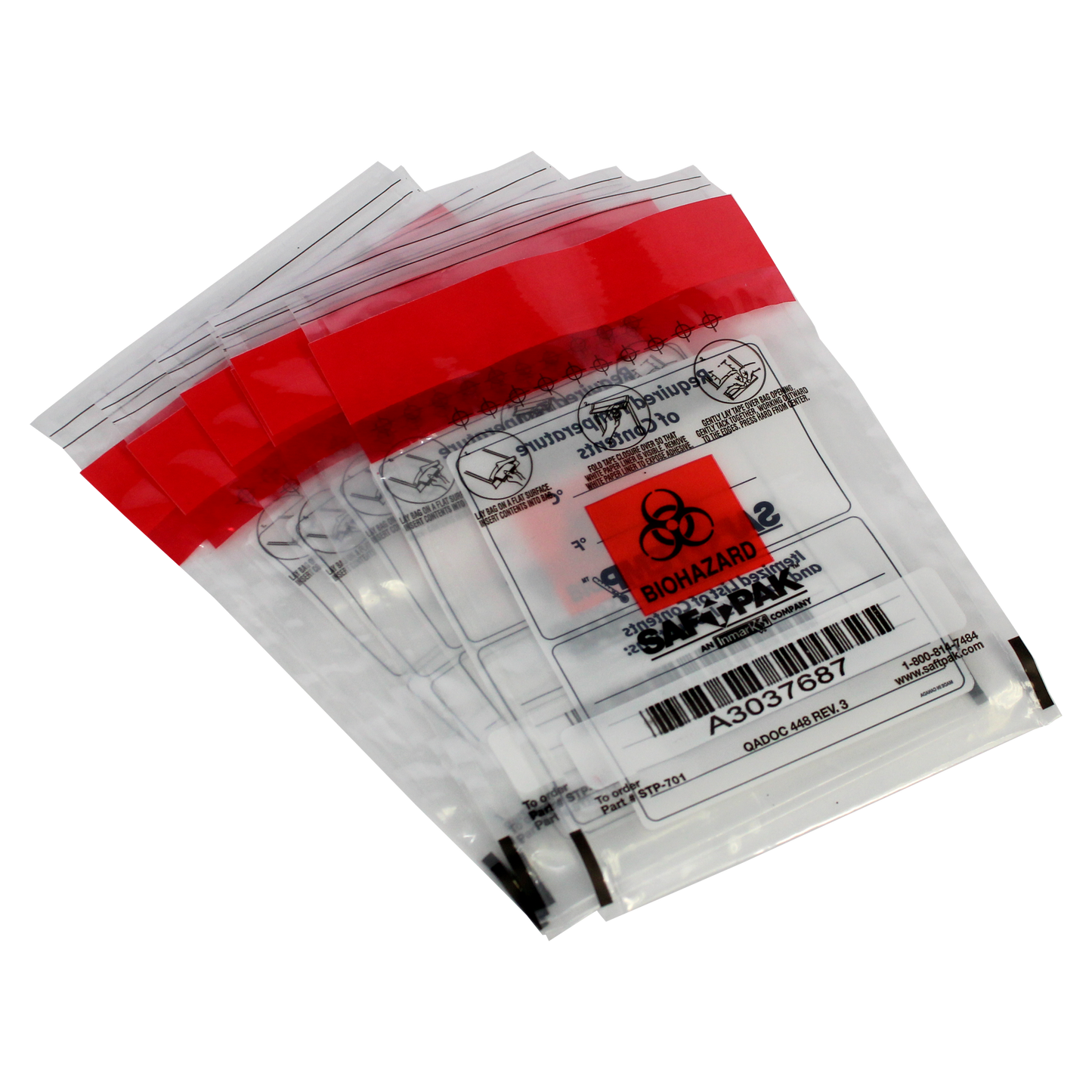 Saf-T-Pak® Stp-701 - Inner Leak Proof Poly Bag Only