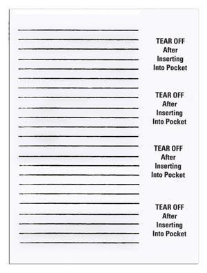Precision Dynamics Insert Cards