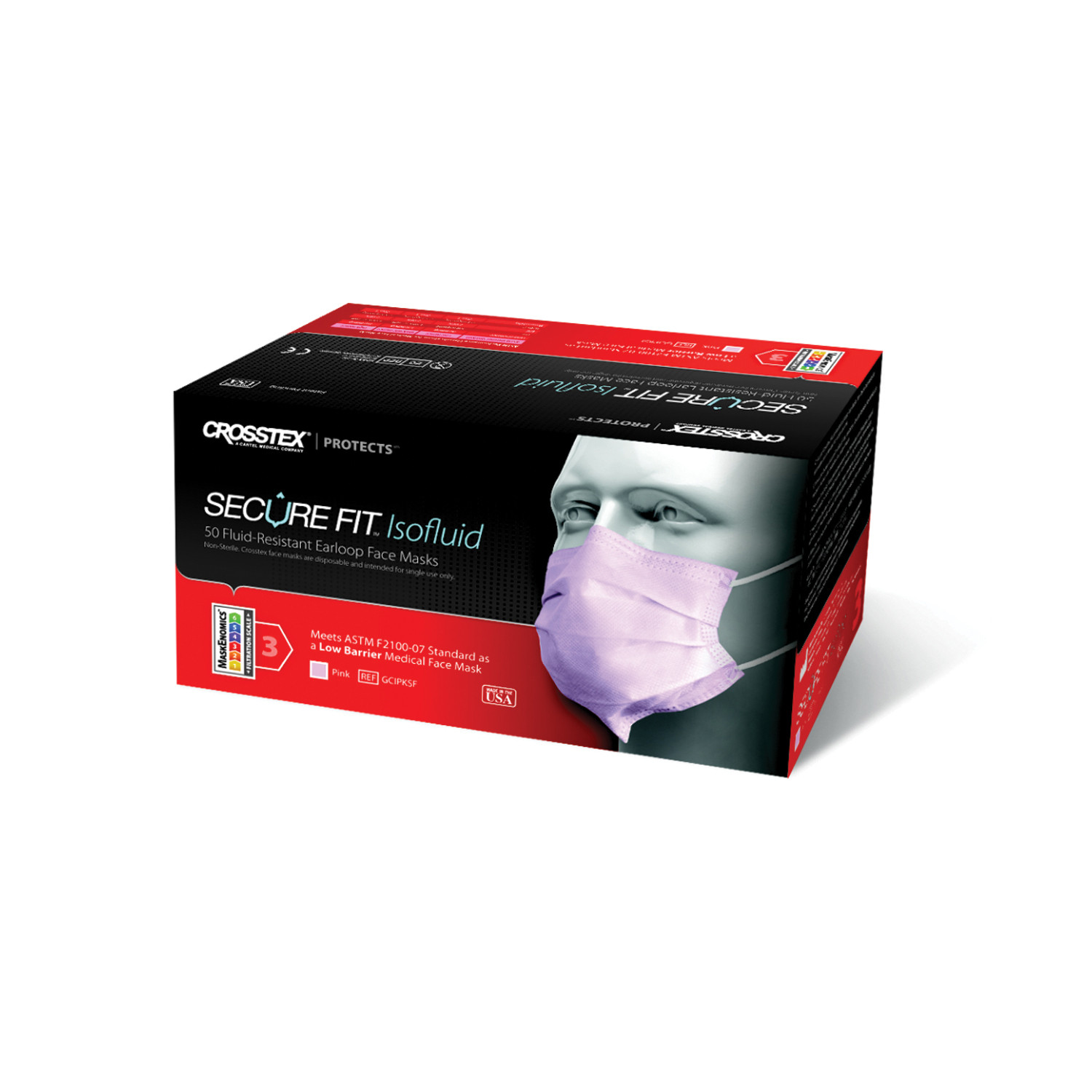 Crosstex Securefit Isofluid Face Mask