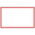 Timemed Red Border Tape Labels