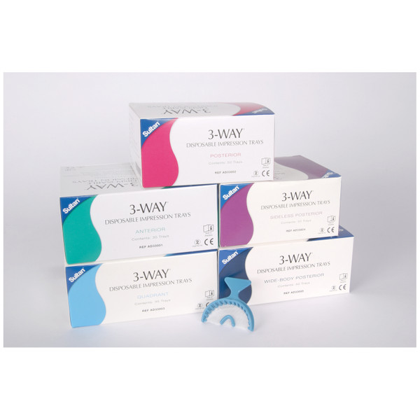Sultan 3-Way Disposable Impression Trays