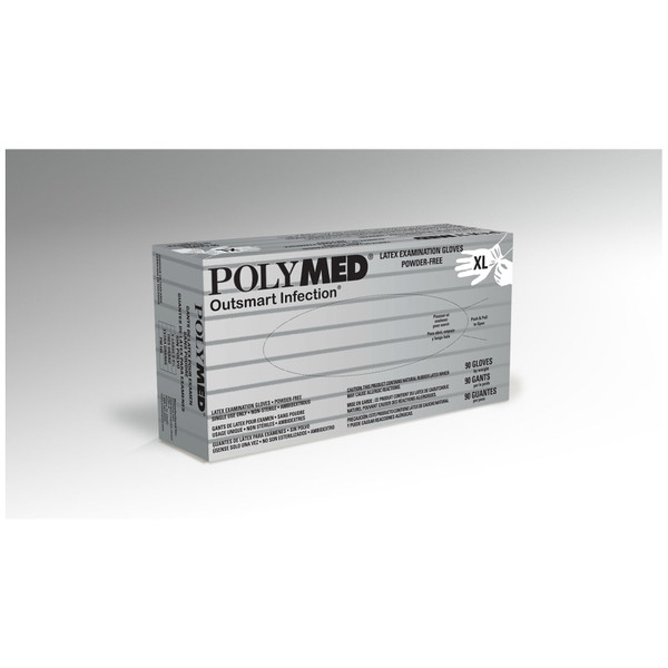 Ventyv Polymed Latex Exam Powder-Free Gloves
