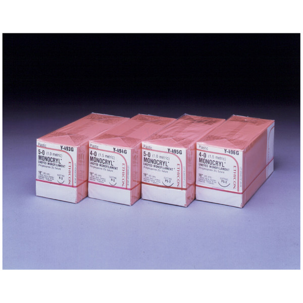 Ethicon Monocryl (Poliglecaprone 25) Sutures (10137_Y493G)