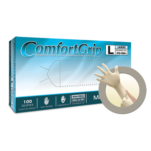 Ansell Microflex Comfortgrip Powder-Free Latex Exam Gloves (10137_CFG-900-XS)
