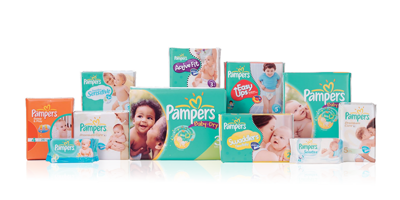 P&G Distributing Pampers Diapers