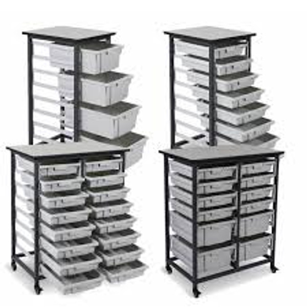 Luxor Stackable Storage Bins & Units