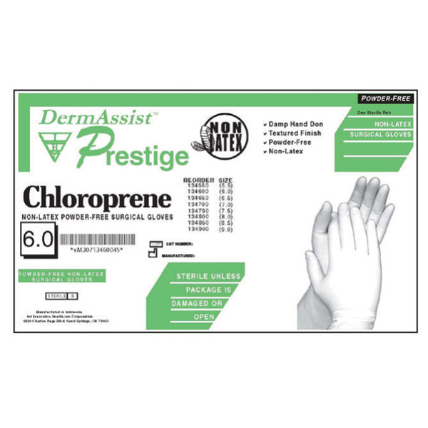 Innovative Prestige Chloroprene Powder-Free Surgical Gloves