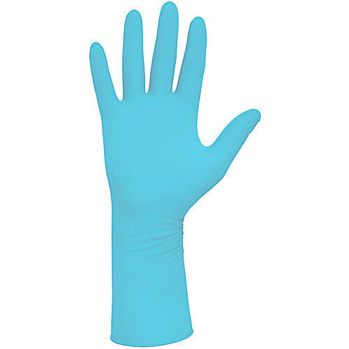Halyard Purezero Hg5 Blue Nitrile Cleanroom Gloves