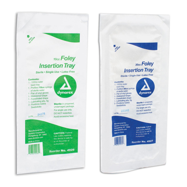 Dynarex Foley Insertion Trays W/0 Catheter, Sterile