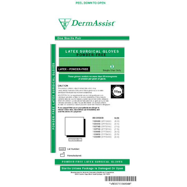 Innovative Dermassist Surgical Powder-Free Gloves (10137_133600)