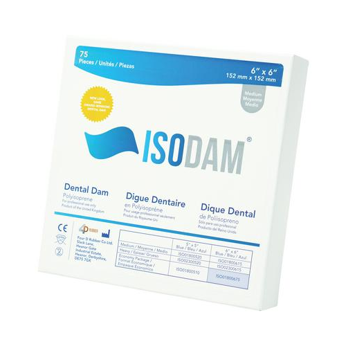 Four D Rubber Hygenic® Fr Non-Latex Dental Dam
