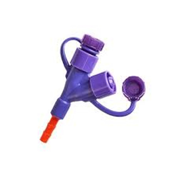 Cardinal Health Kangaroo™ Y-Port-G-Tube/P.E.G. Adapter With Safe Enteral Connections