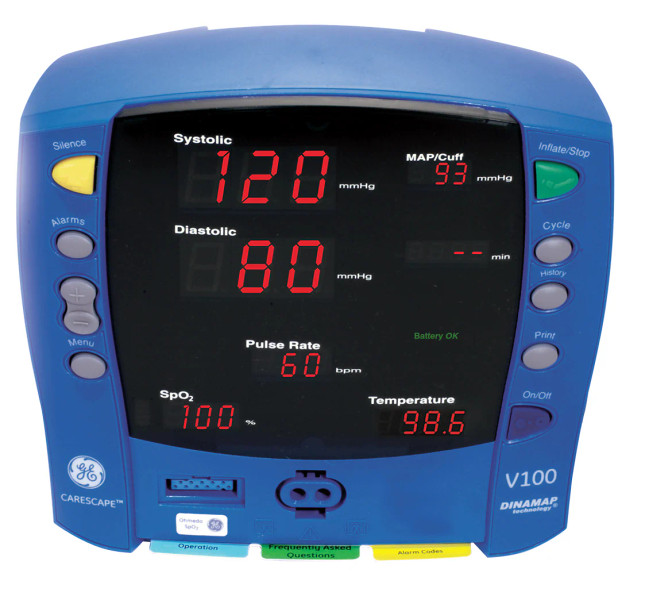 Ge Medical Carescape V100 Vital Signs Monitors