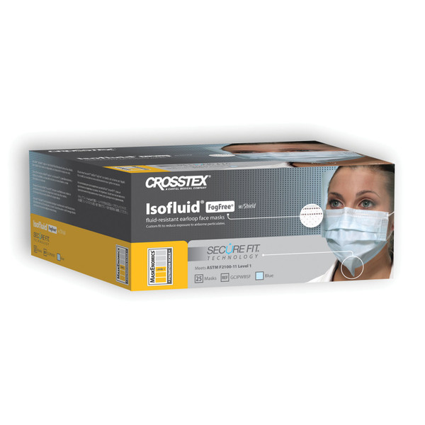 Crosstex Securefit Isofluid Face Mask (10111_GCIPWBSF)