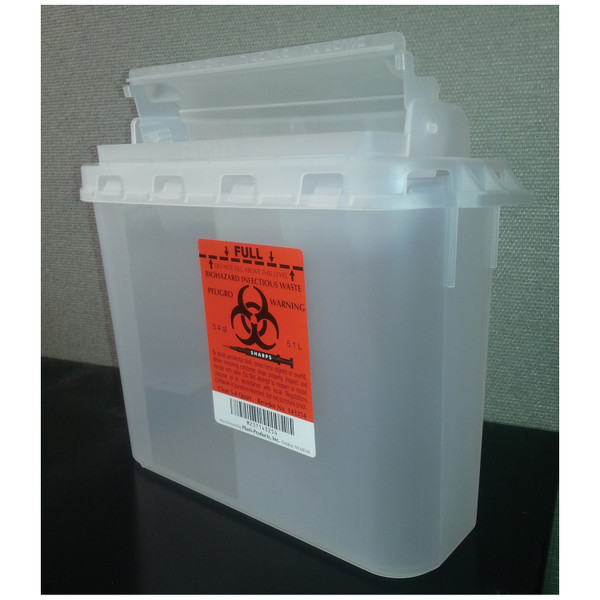 Plasti Wall Mounted Sharps Disposal System (10111_143254)