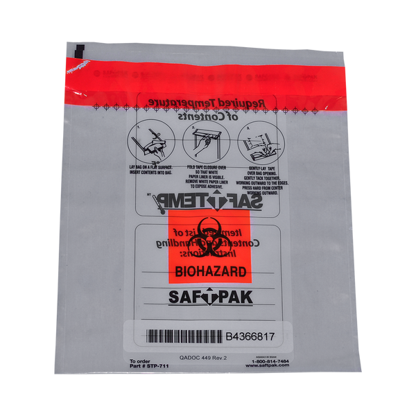 Saf-T-Pak® Stp-711 - Inner Leak Proof Poly Bag Only