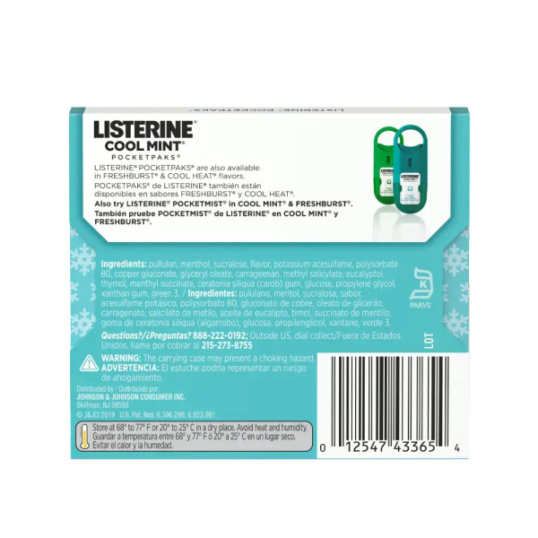 Kenvue Listerine« Pocket Packs« Breath Strips