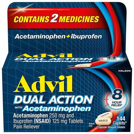 Haleon Advil Dual Action With Acetaminophen