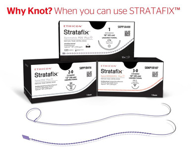 Ethicon Stratafix Spiral Monocryl Plus Knotless Tissues Control Device-Dyed