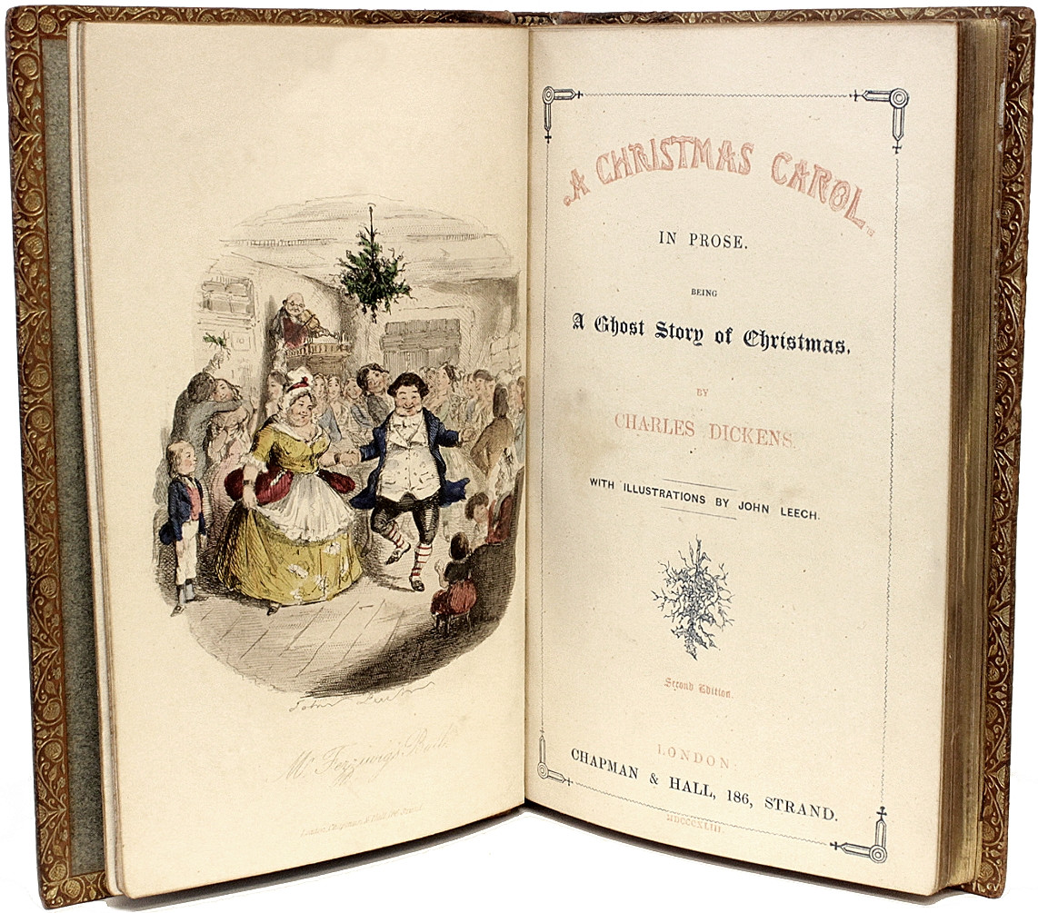 DICKENS, Charles. A Christmas Carol. (SECOND EDITION - 1843) - D&D