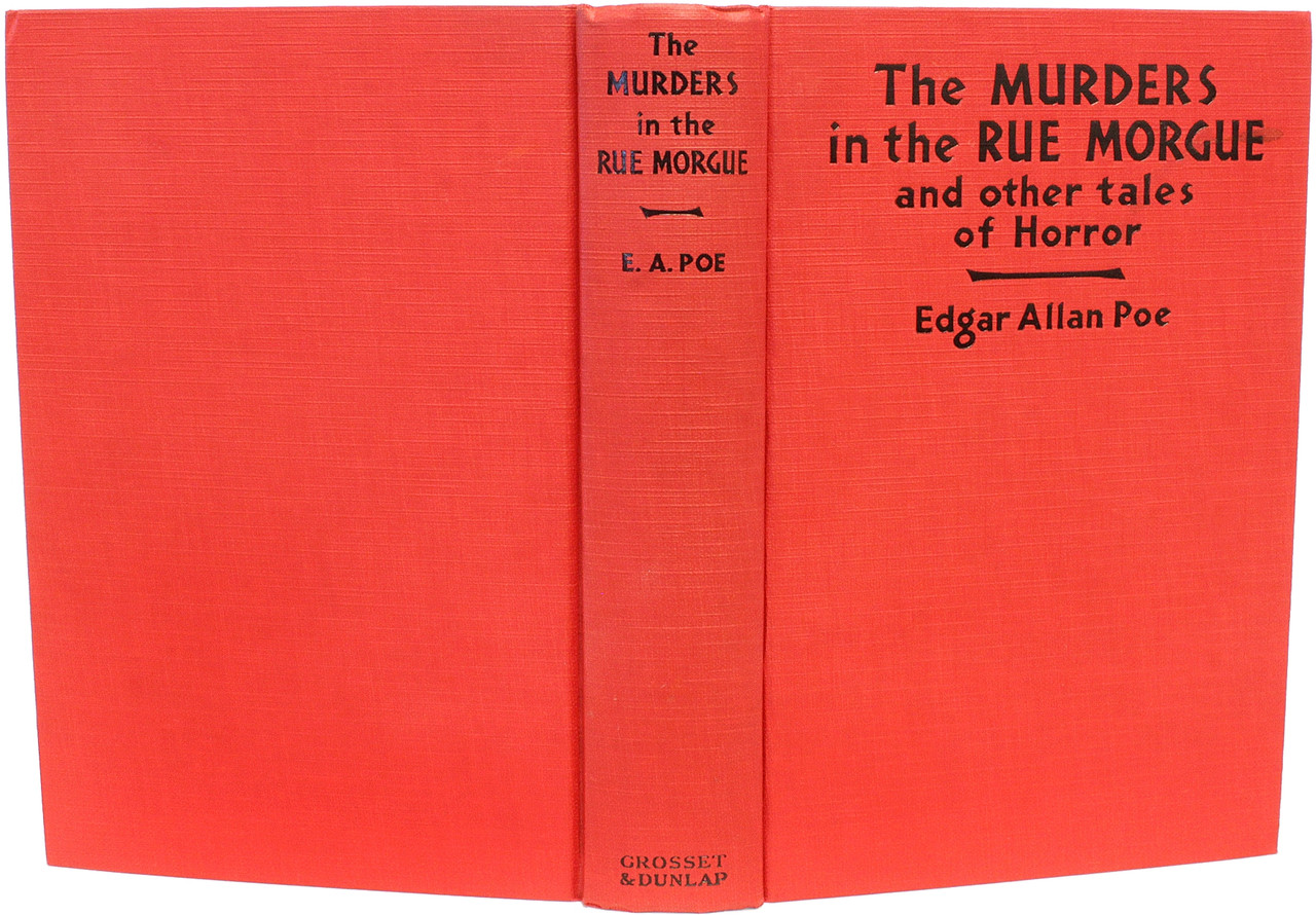 POE, Edgar Allan. The Murders In The Rue Morgue. (FIRST PHOTOPLAY