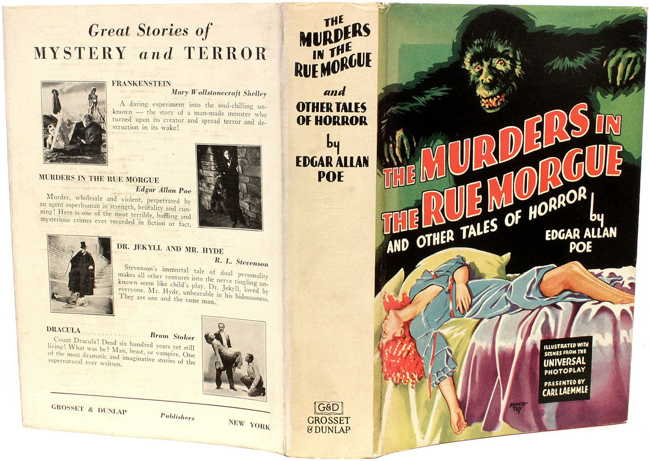 POE, Edgar Allan. The Murders In The Rue Morgue. (FIRST PHOTOPLAY