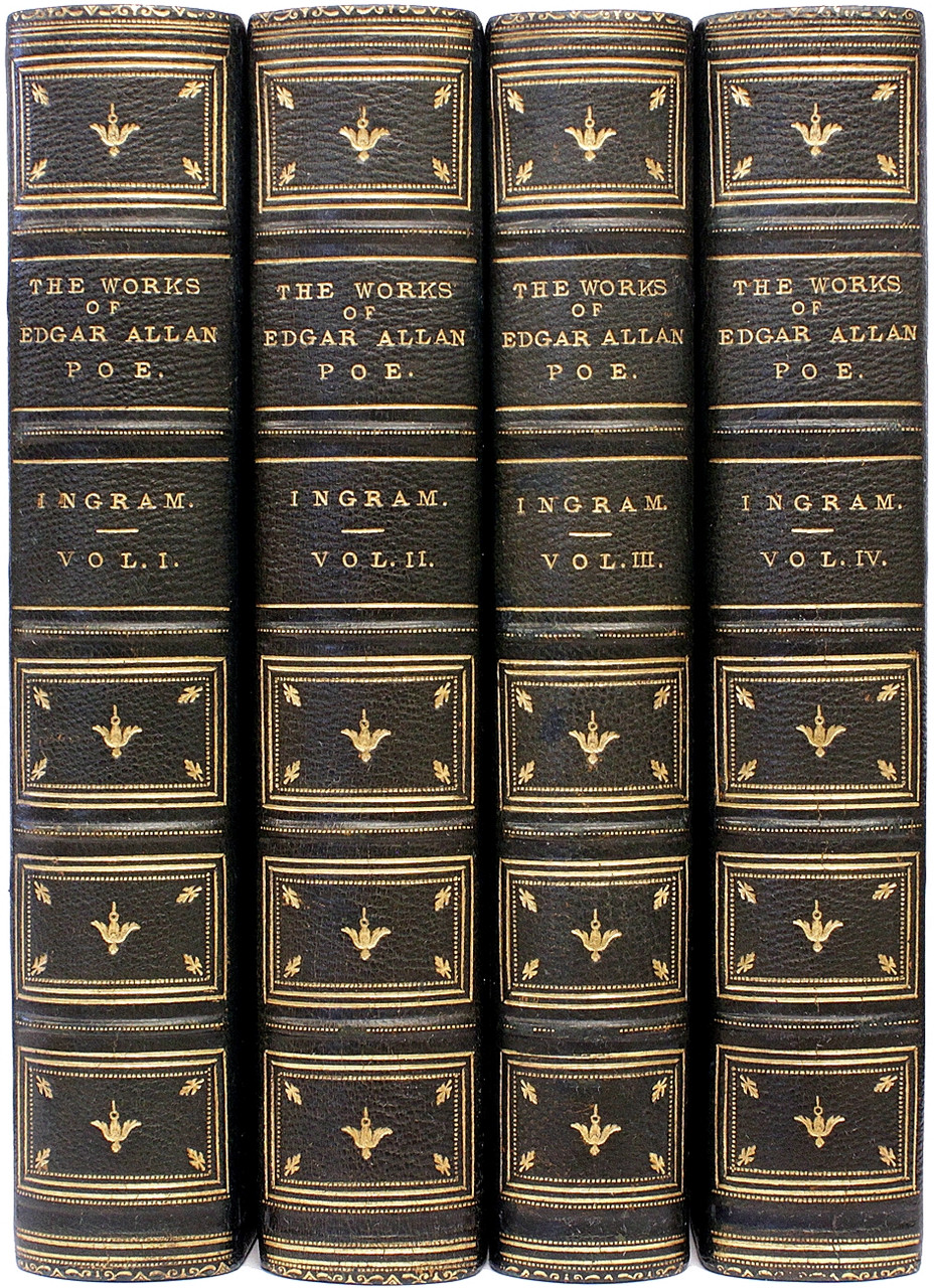 POE, Edgar Allan. The Works Of Edgar Allen Poe. (4 VOLUMES - 1874)