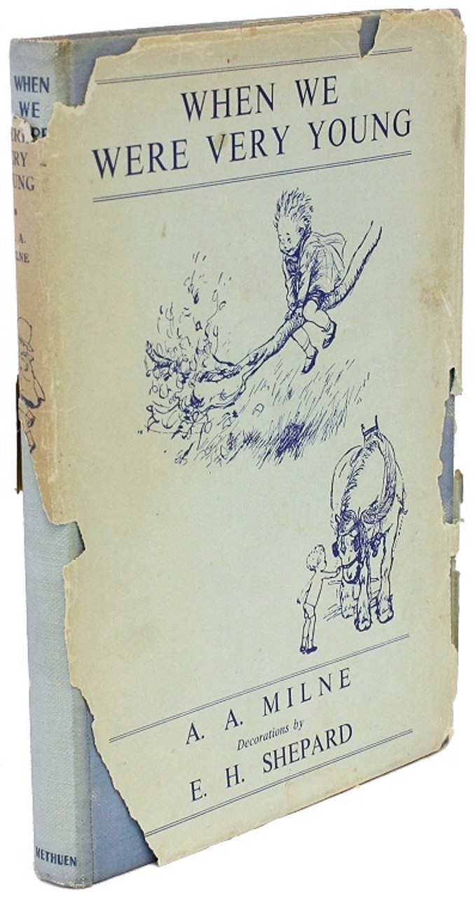 MILNE, A. A.. When We Were Very Young. (SIGNED BY MILNE 1949) D&D Galleries