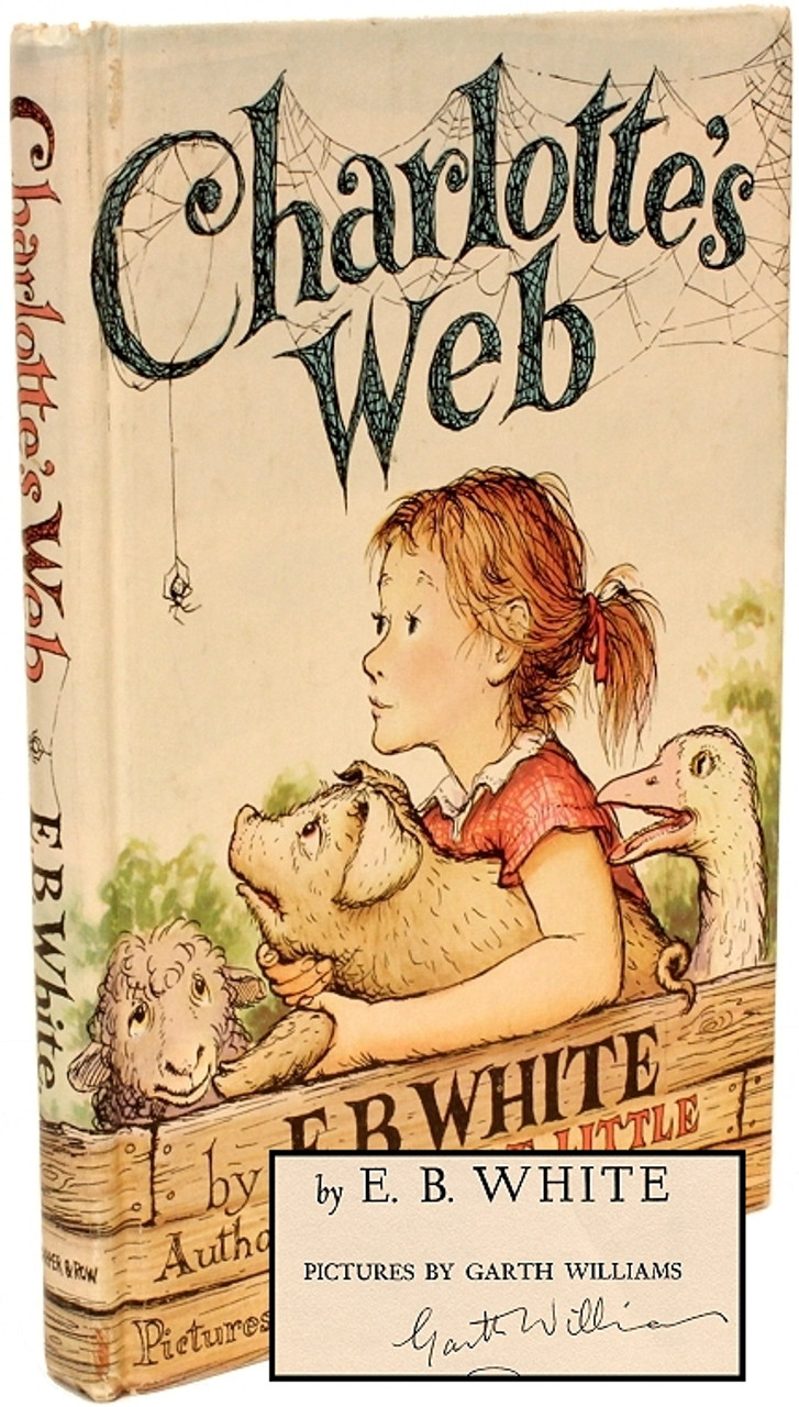 Wallpaper White E B Charlotte S Web Signed And Inscribed By The For Android