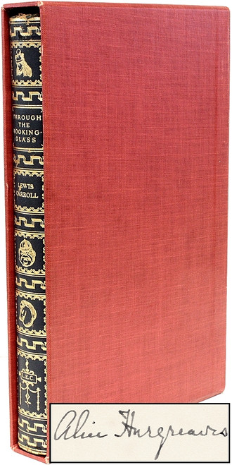 DODGSON, Charles L. (Lewis Carroll). Through The Looking Glass and What Alice Found There. (LIMITED EDITIONS CLUB SIGNED BY ALICE HARGREAVES - 1935) DODGSON, Charles L. (Lewis Carroll). Through The Looking Glass and What Alice Found There. (LIMITED EDITIONS CLUB SIGNED BY ALICE HARGREAVES - 1935)