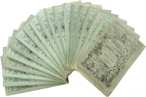 DICKENS, Charles. Dombey and Son (20 Parts in 19). (A NEARLY PERFECT FIRST EDITION IN THE ORIGINAL PARTS - 1846-8)