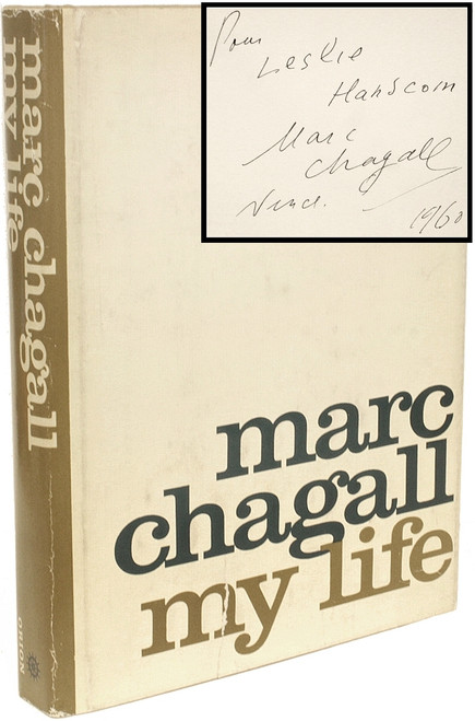 CHAGALL, Marc. Marc Chagall My Life. (FIRST EDITION - PRESENTATION COPY - 1960) CHAGALL, Marc. Marc Chagall My Life. (FIRST EDITION - PRESENTATION COPY - 1960)