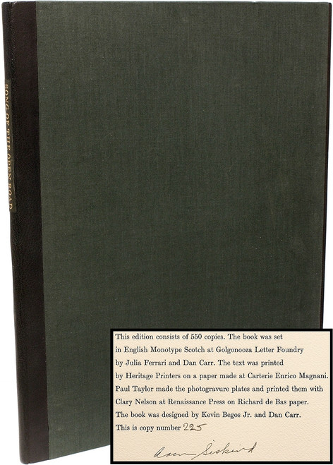 WHITMAN, Walt. Song of the Open Road. (THE LIMITED EDITIONS CLUB - SIGNED - 1990) WHITMAN, Walt. Song of the Open Road. (THE LIMITED EDITIONS CLUB - SIGNED - 1990)