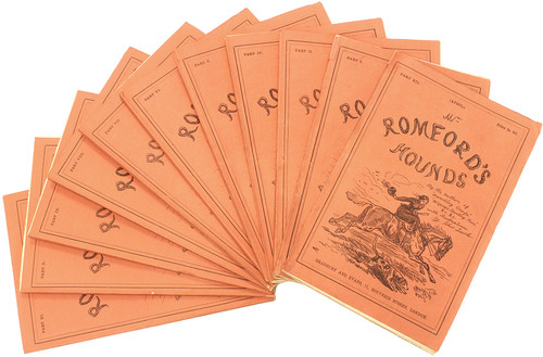 SURTEES, Robert Smith. Mr. Facey Romford's Hounds. (1864-65 - FIRST EDITION IN THE ORIGINAL 12 PARTS) SURTEES, Robert Smith. Mr. Facey Romford's Hounds. (1864-65 - FIRST EDITION IN THE ORIGINAL 12 PARTS)