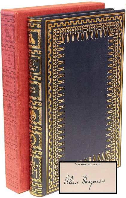 DODGSON, Charles Lutwidge; Lewis Carroll. Through the Looking Glass and What Alice Found There. (THE LIMITED EDITION CLUB - SIGNED BY ALICE HARGREAVES - 1935) DODGSON, Charles Lutwidge; Lewis Carroll. Through the Looking Glass and What Alice Found There. (THE LIMITED EDITION CLUB - SIGNED BY ALICE HARGREAVES - 1935)