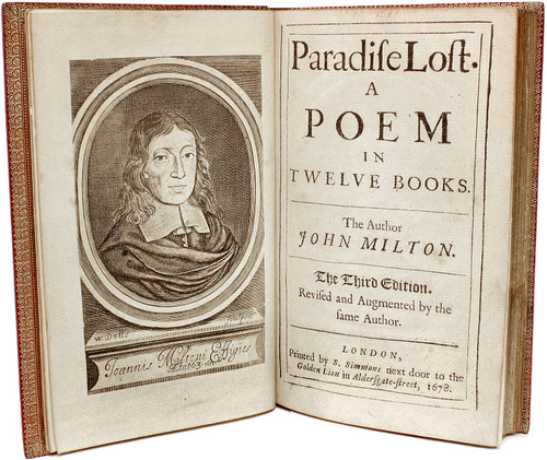 MILTON, John. Paradise Lost. A Poem In Twelve-Books. (THIRD EDITION - 1678) MILTON, John. Paradise Lost. A Poem In Twelve-Books. (THIRD EDITION - 1678)