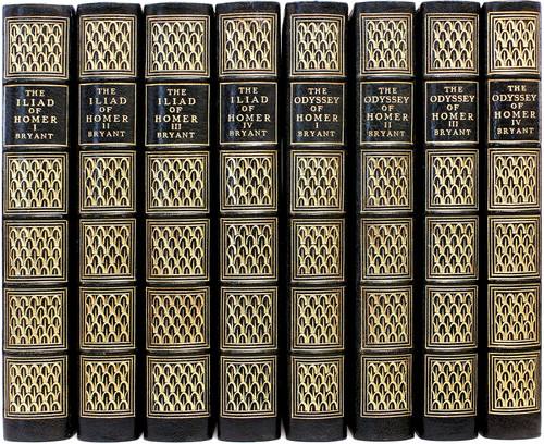 HOMER (William Cullen Bryant). The Iliad - and - The Odyssey of Homer. (8 VOLUMES - LARGE PAPER EDITION - 1905) HOMER (William Cullen Bryant). The Iliad - and - The Odyssey of Homer. (8 VOLUMES - LARGE PAPER EDITION - 1905)