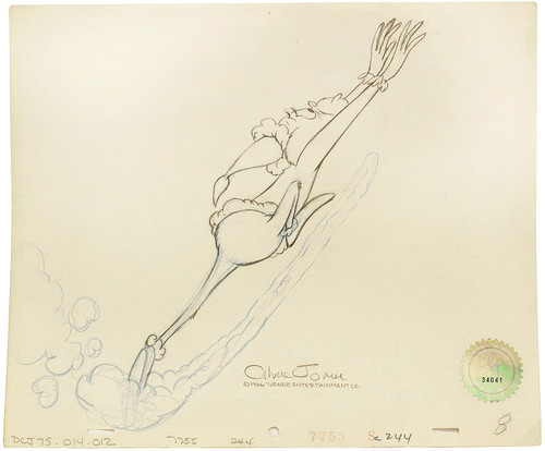 GEISEL, Theodore: (Dr. Seuss) (Chuck Jones). How The Grinch Stole Christmas. (ORIGINAL 1966 PRODUCTION ANIMATION DRAWING) GEISEL, Theodore: (Dr. Seuss) (Chuck Jones). How The Grinch Stole Christmas. (ORIGINAL 1966 PRODUCTION ANIMATION DRAWING)