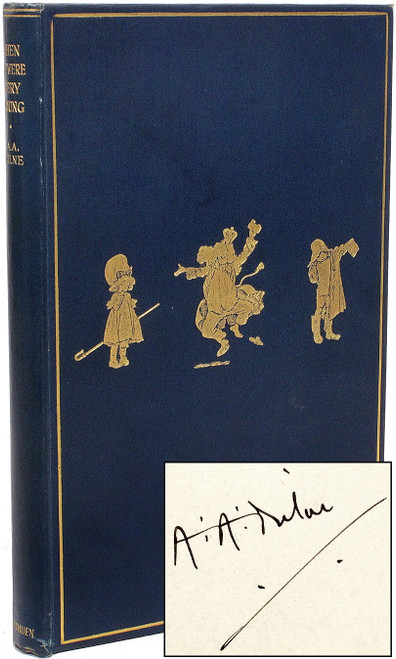 MILNE, A. A. (Alan Alexander). When We Were Very Young. (1924 - SIGNED - FIRST EDITION FIRST PRINTING)