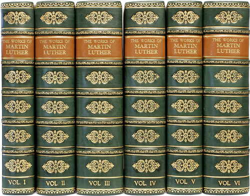 LUTHER, Martin. The Works Of Martin Luther. (6 VOLUMES - 1943 - THE PHILADELPHIA EDITION)