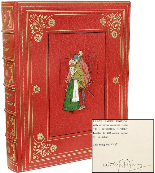 GOETHE, Johann Wolfgang von. Faust. (1908 - LIMITED EDITION - SIGNED BY WILLY POGANY) GOETHE, Johann Wolfgang von. Faust. (1908 - LIMITED EDITION - SIGNED BY WILLY POGANY)