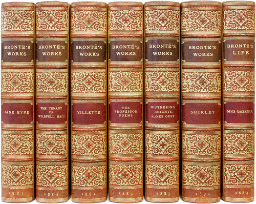 BRONTE, Charlotte, Emily and Anne. The Life And Works Of Charlotte Bronte And Her Sisters. (7 VOLUMES - 1883-5) BRONTE, Charlotte, Emily and Anne. The Life And Works Of Charlotte Bronte And Her Sisters. (7 VOLUMES - 1883-5)