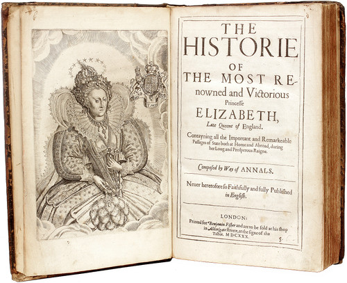 CAMDEN, William. The Historie of the Most Renowned and Victorious Princesse Elizabeth. (1630 - FIRST EDITION)