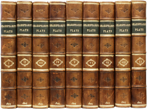 SHAKESPEARE, William. The Plays of William Shakespeare. (9 VOLUMES - 1805)