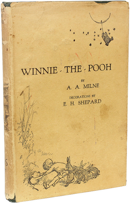 MILNE, A. A.. Winnie The Pooh. (1926 - FIRST EDITION - FIRST ISSUE - WITH THE DUST JACKET)