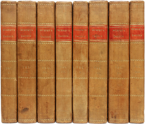 TACITUS, Cornelius, (MURPHY, Arthur). The Works of Cornelius Tacitus. (8 VOLUMES - NEW EDITION - 1811)